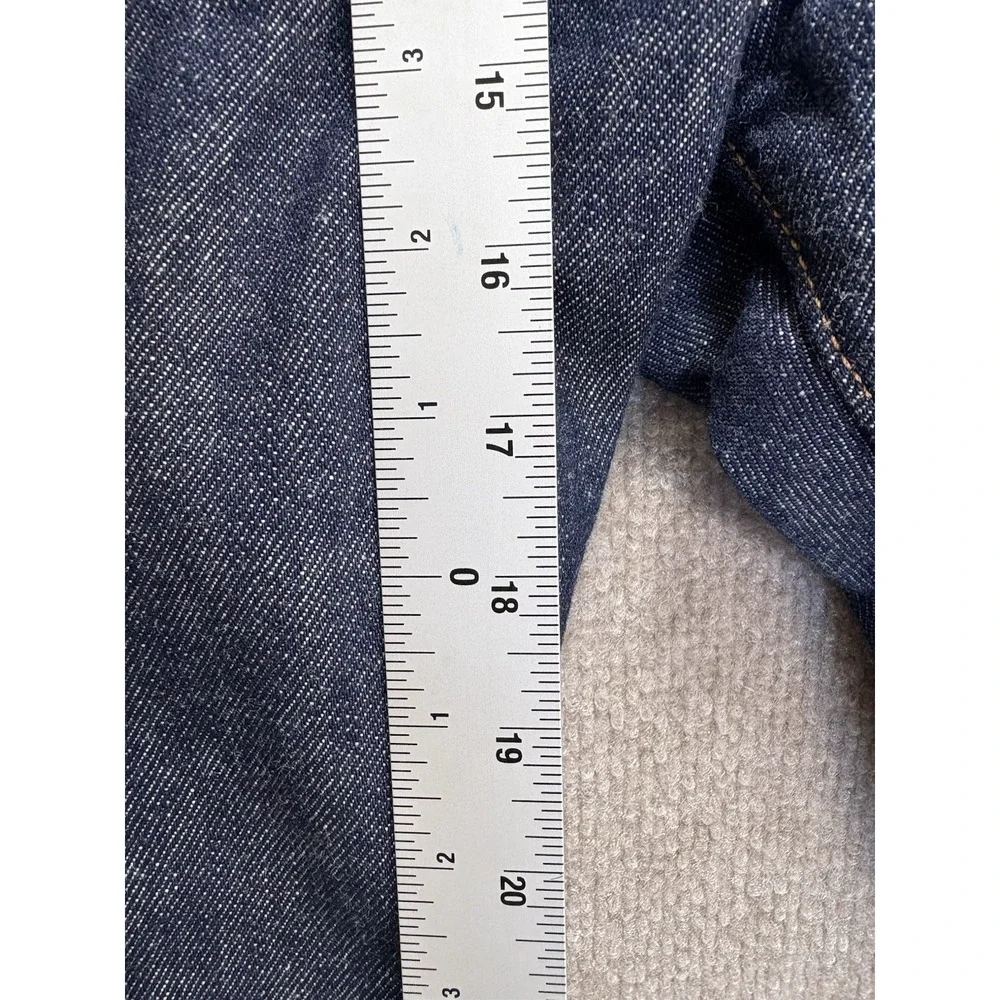 Levis 501 Men's 44 X 30 Jeans Button Fly Blue Denim Straight Fit Western NWOT